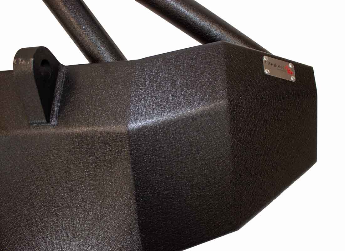 Fishbone Offroad Mid-Width Front Winch Bumper for 2018 & Up Jeep Wrangler/Gladiator FB22088