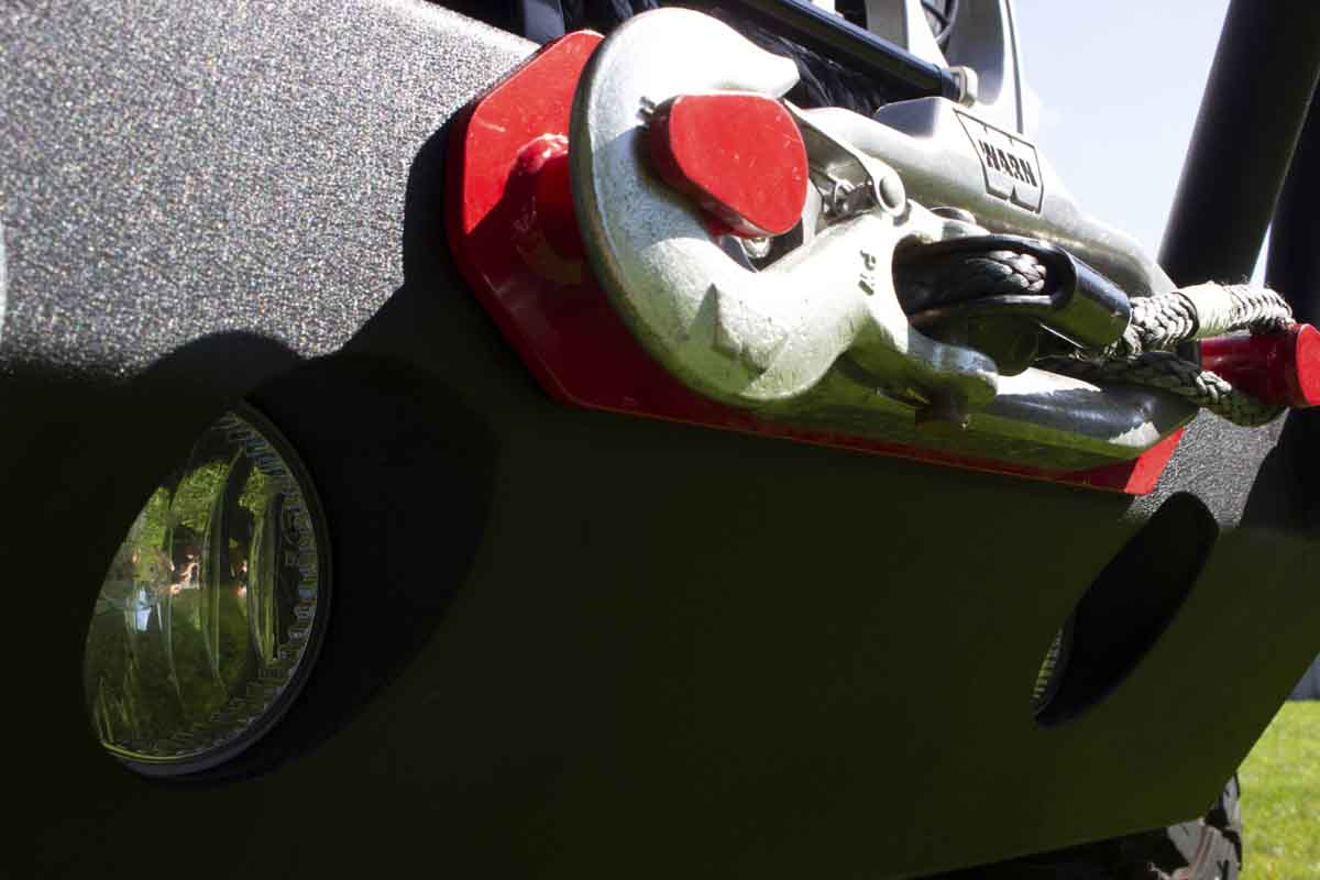 Fishbone Offroad Mid-Width Front Winch Bumper for 2018 & Up Jeep Wrangler/Gladiator FB22088