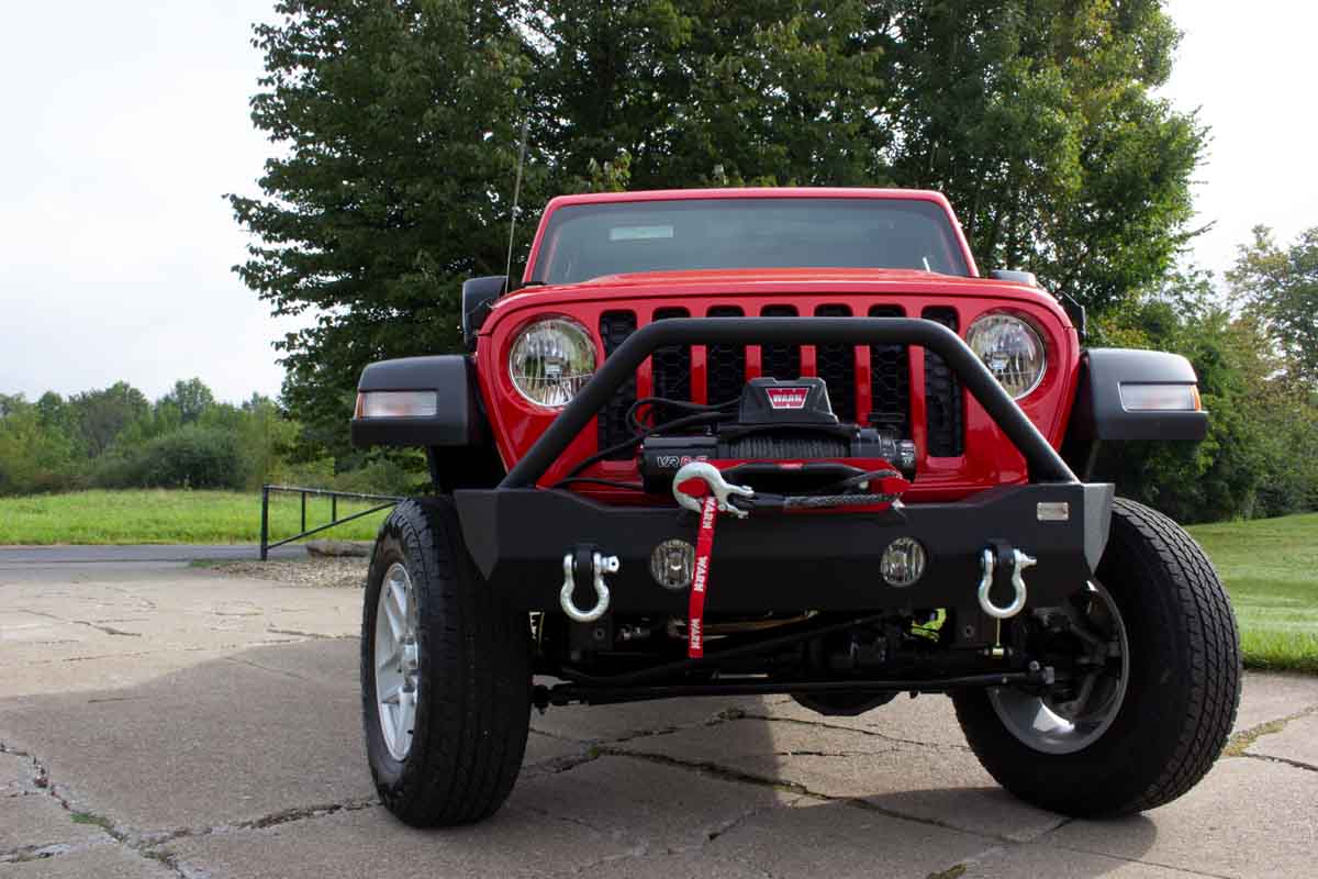 Fishbone Offroad Mako Front Bumper for 2018 & Up Jeep Wrangler/Gladiator FB22090