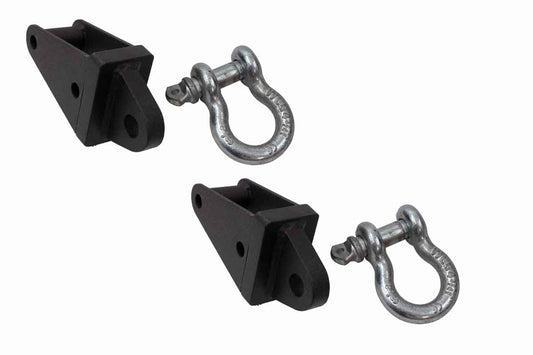 Fishbone Offroad Rear D-Ring Frame Mounts for 2007-2018 Jeep Wrangler FB22136