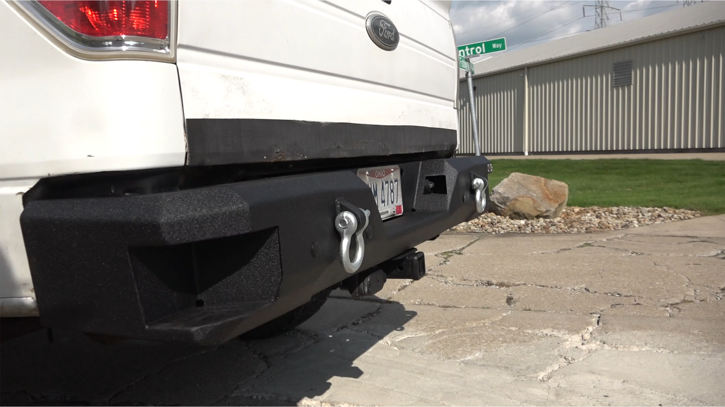 Fishbone Offroad Rear Step Bumper for 2009-2014 Ford F-150 FB22356