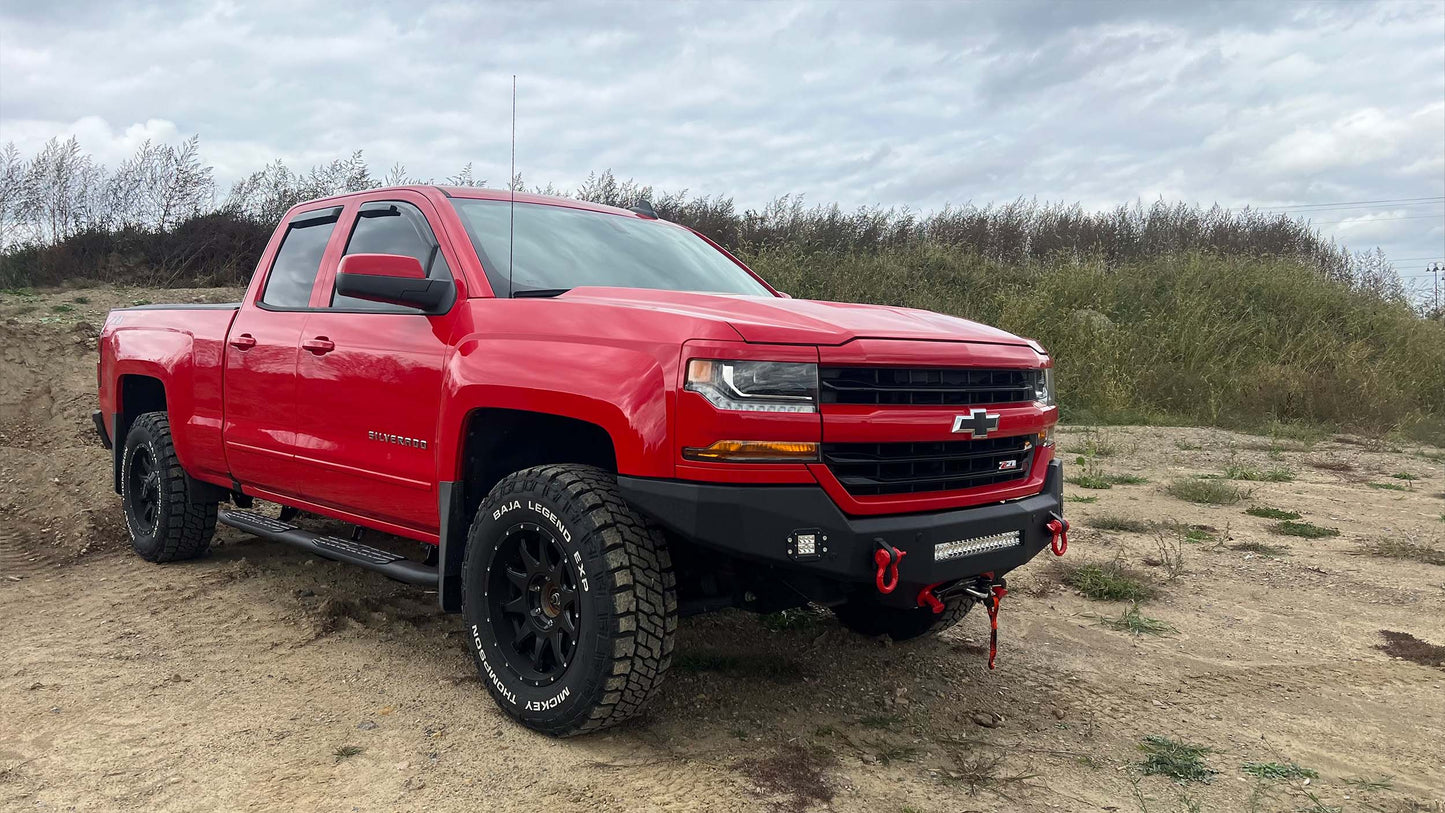Fishbone Offroad Rockfish Front Bumper for 2016-2018 Chevy Silverado FB22388