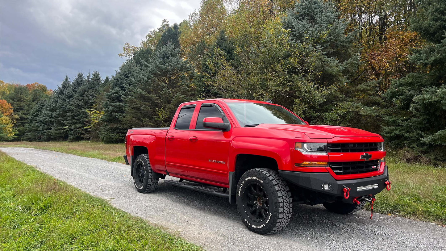 Fishbone Offroad Rockfish Front Bumper for 2016-2018 Chevy Silverado FB22388