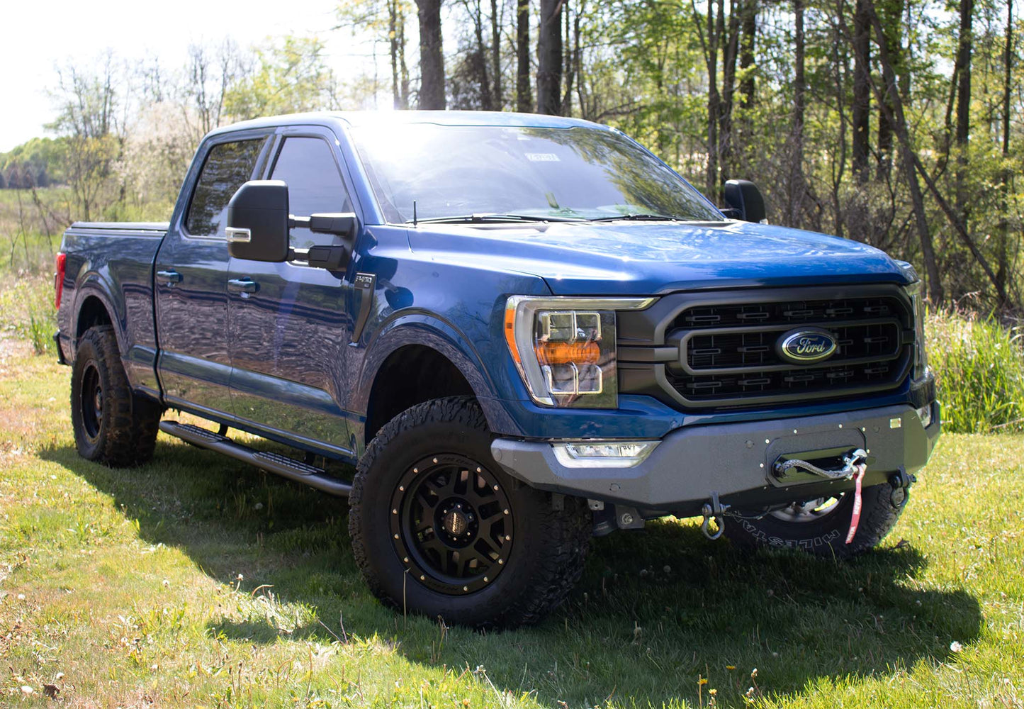 Fishbone Offroad Winch Plate (for FB22366) for 2021 & Up Ford F-150 FB22393