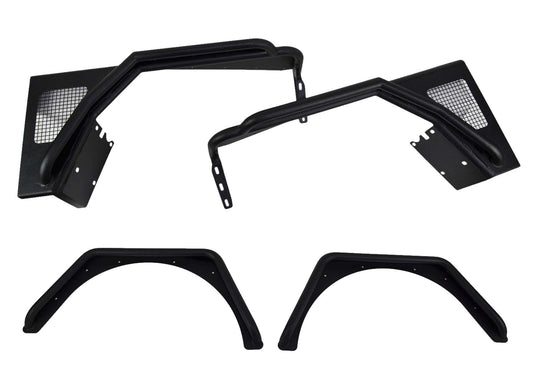 Fishbone Offroad 1997-2006 Jeep Wrangler TJ & Wrangler Unlimited LJ Front and Rear Tube Fender Set FB23029