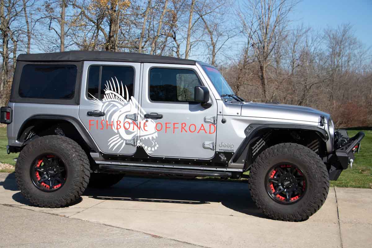 Fishbone Offroad Scale Armor for 2018 & Up Jeep Wrangler FB23180
