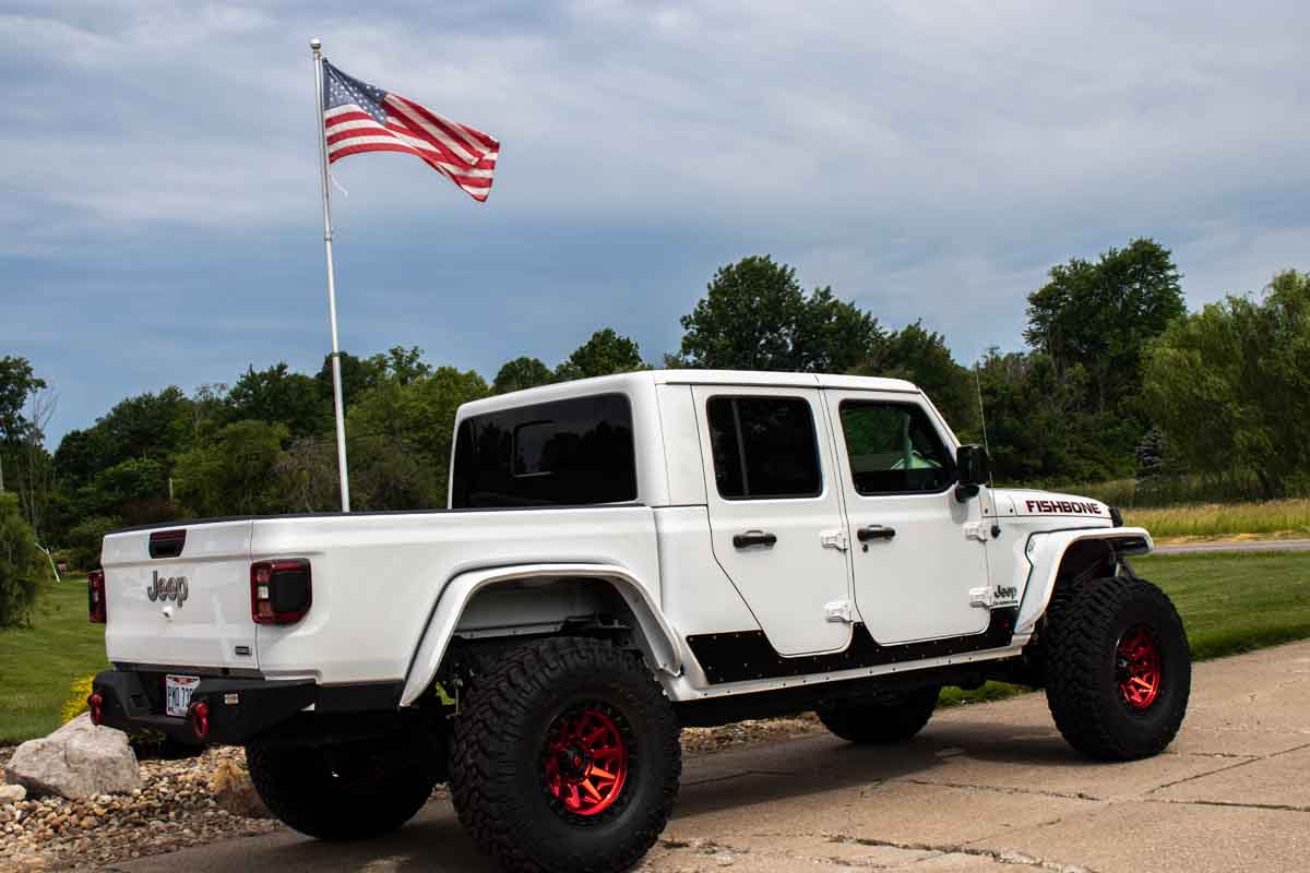 Fishbone Offroad Scale Armor For 2020 & Up Jeep Gladiator FB23190