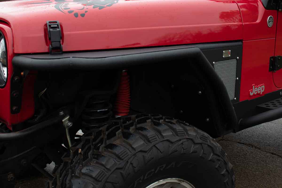 Fishbone Offroad Front Tube Fenders for 1997-2006 Jeep Wrangler FB23239
