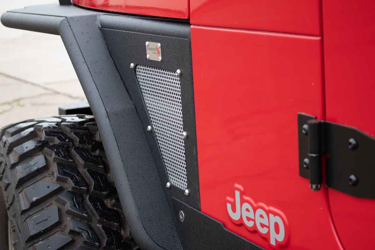Fishbone Offroad Front Tube Fenders for 1997-2006 Jeep Wrangler FB23239