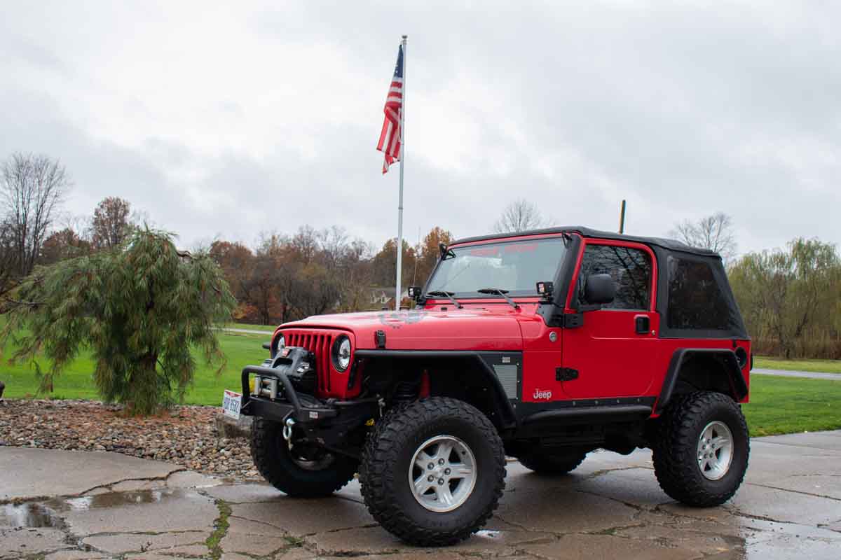Fishbone Offroad Front Tube Fenders for 1997-2006 Jeep Wrangler FB23239
