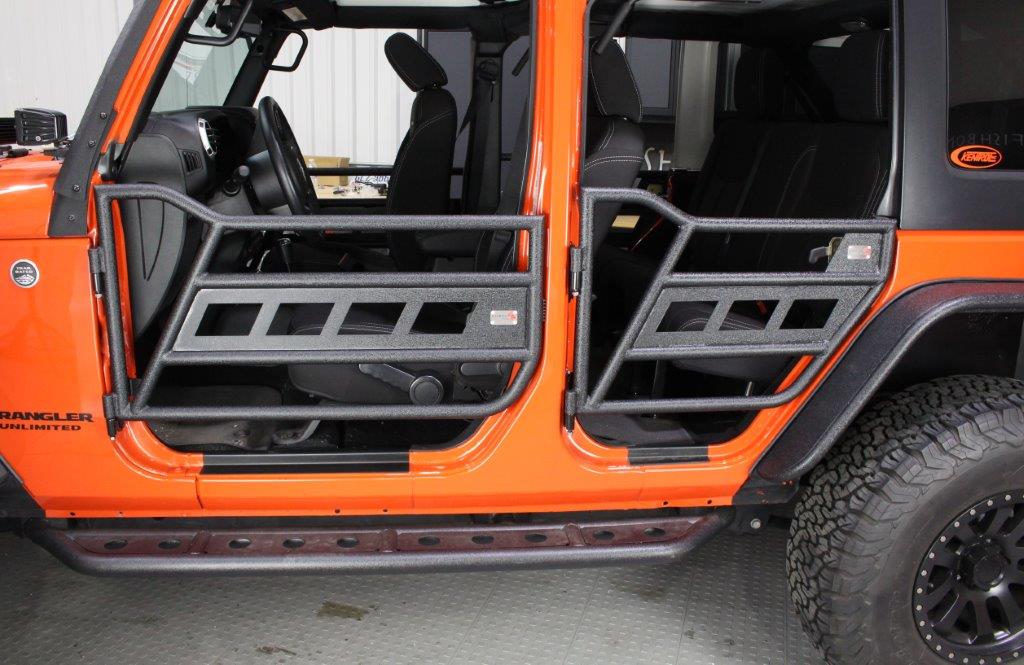 Fishbone Offroad Front and Rear Tube Doors for 2007-2018 Jeep Wrangler FB24022