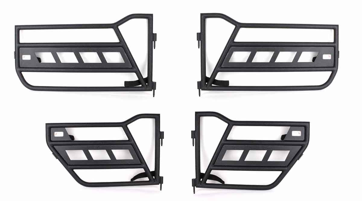 Fishbone Offroad Front and Rear Tube Doors for 2007-2018 Jeep Wrangler FB24022