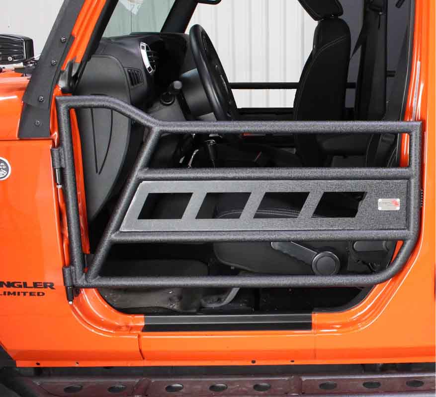Fishbone Offroad Front Tube Doors for 2007-2018 Jeep Wrangler FB24023