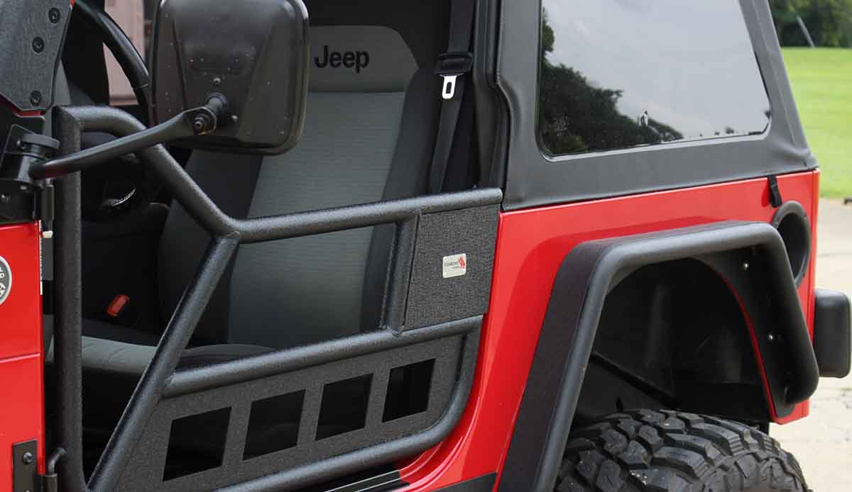 Fishbone Offroad Front Tube Doors for 1997-2006 Jeep Wrangler FB24077