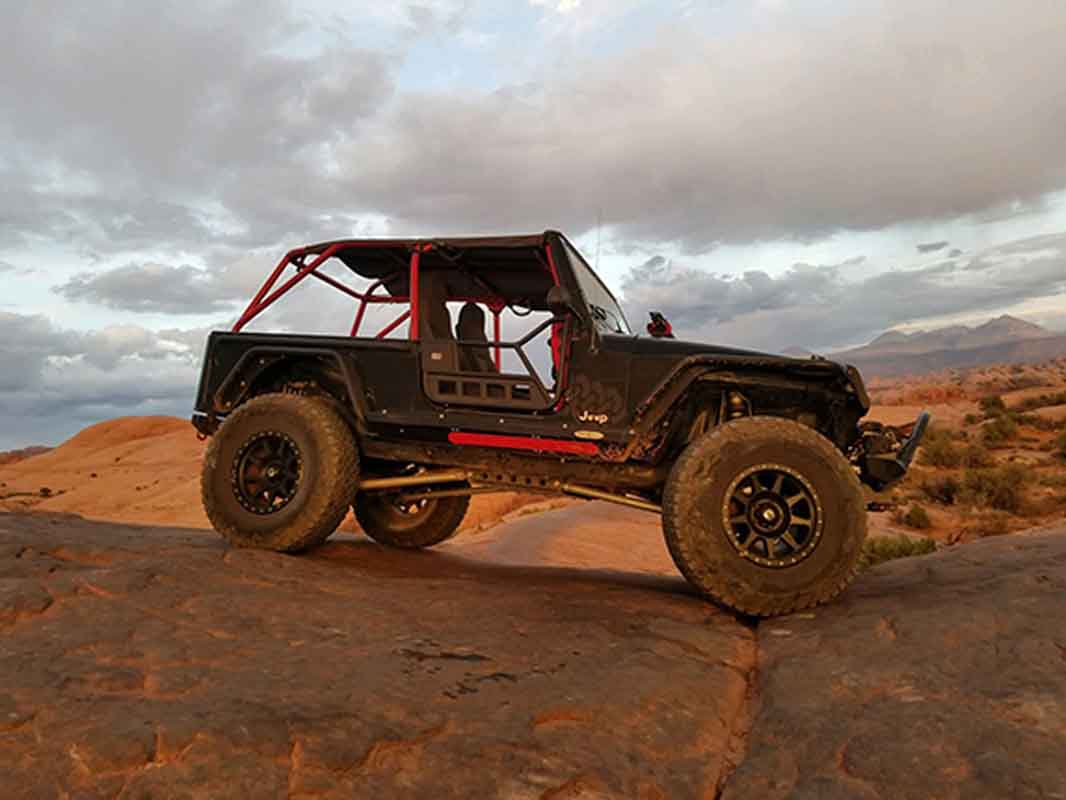 Fishbone Offroad Front Tube Doors for 1997-2006 Jeep Wrangler FB24077