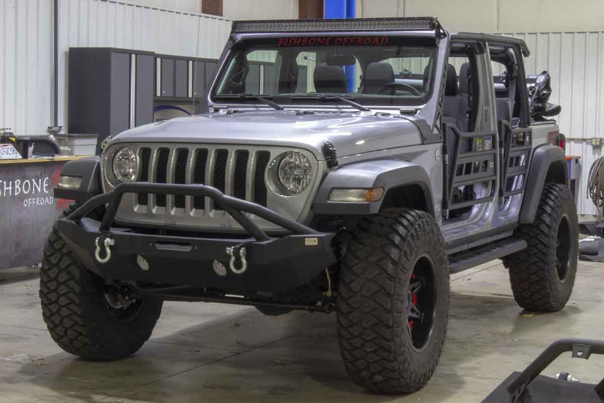 Fishbone Offroad Front and Rear Tube Doors for 2018 & Up Jeep Wrangler/Gladiator FB24086