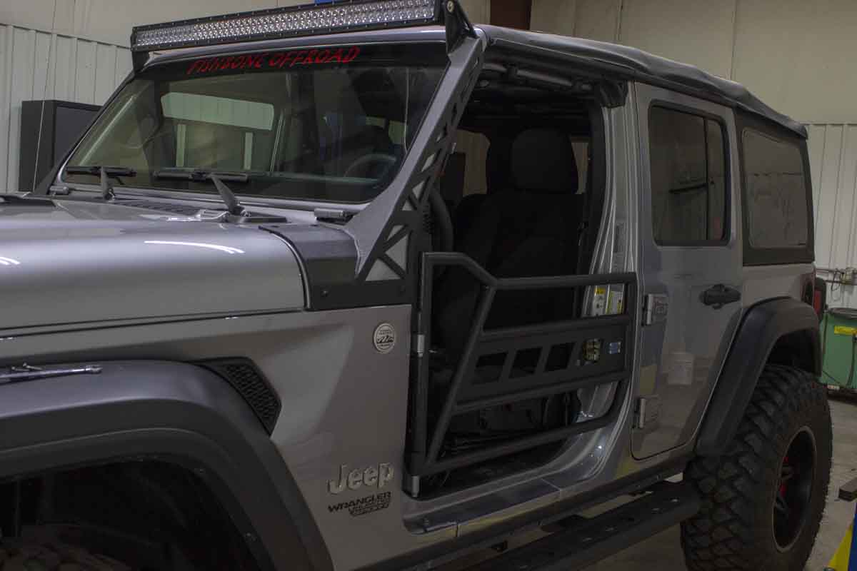 Fishbone Offroad Front and Rear Tube Doors for 2018 & Up Jeep Wrangler/Gladiator FB24086