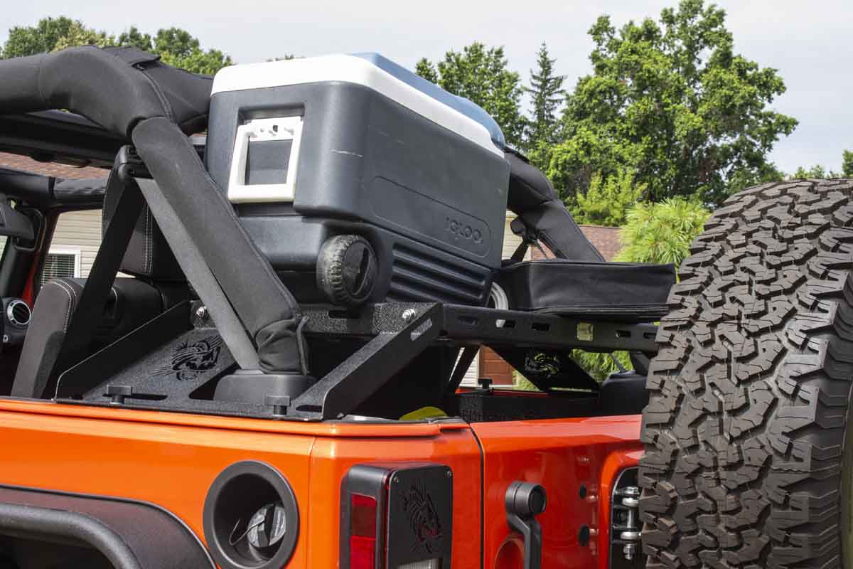 Fishbone Offroad Interior Storage Rack for 2007-2018 Jeep Wrangler FB25116