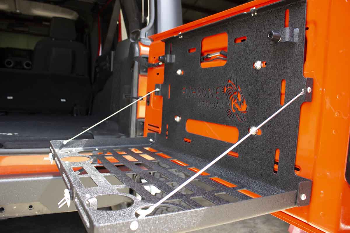 Fishbone Offroad Tailgate Table for 2007-2018 Jeep Wrangler FB25137