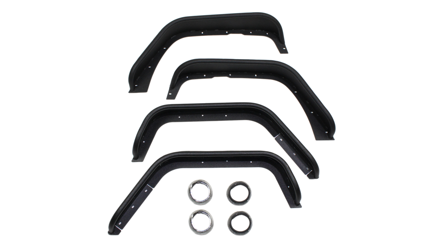 Fishbone Offroad Aluminum Tube Fenders For 2007-2018 Jeep Wrangler FB33006