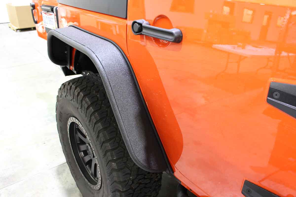 Fishbone Offroad Aluminum Tube Fenders For 2007-2018 Jeep Wrangler FB33006