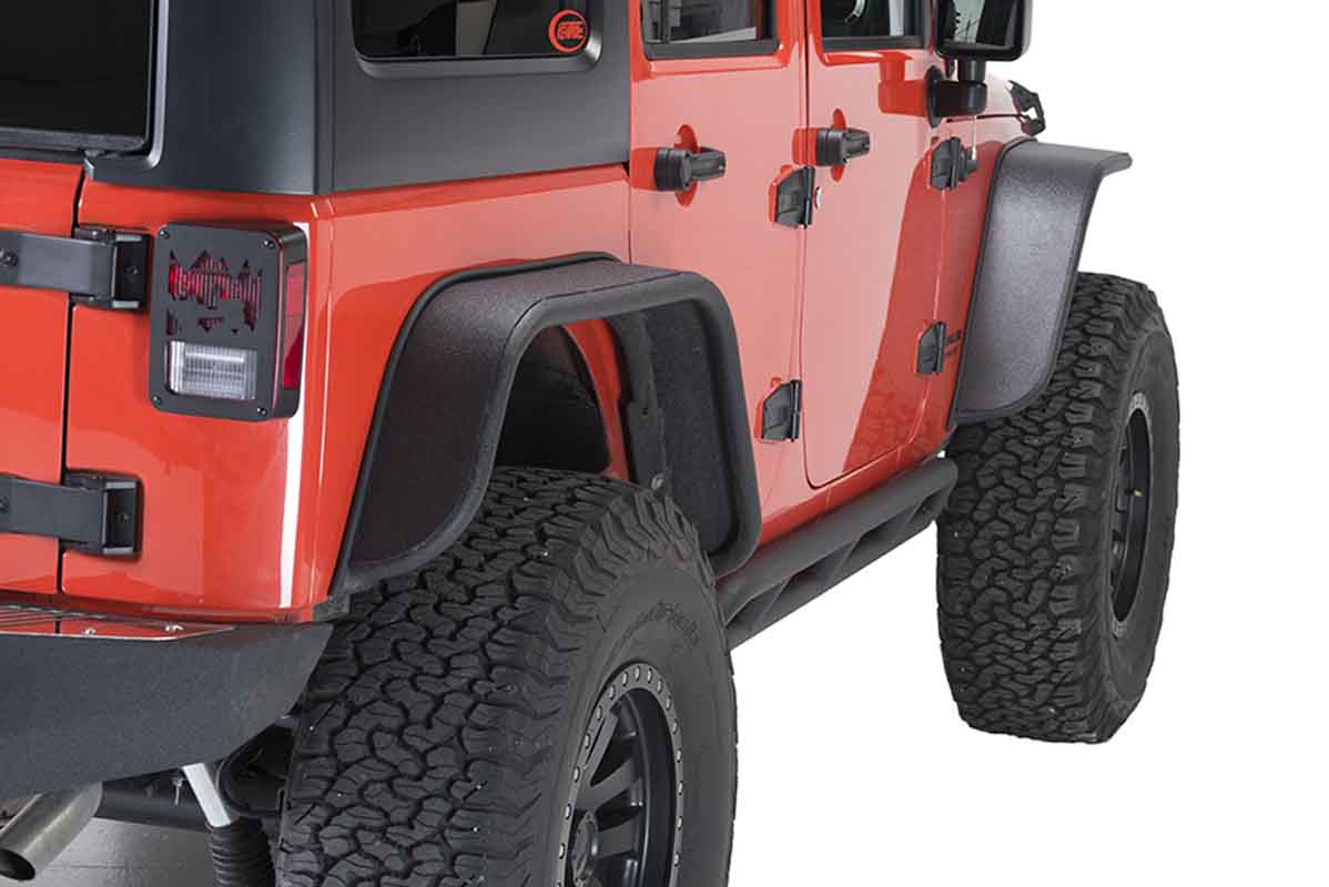 Fishbone Offroad Aluminum Tube Fenders For 2007-2018 Jeep Wrangler FB33006
