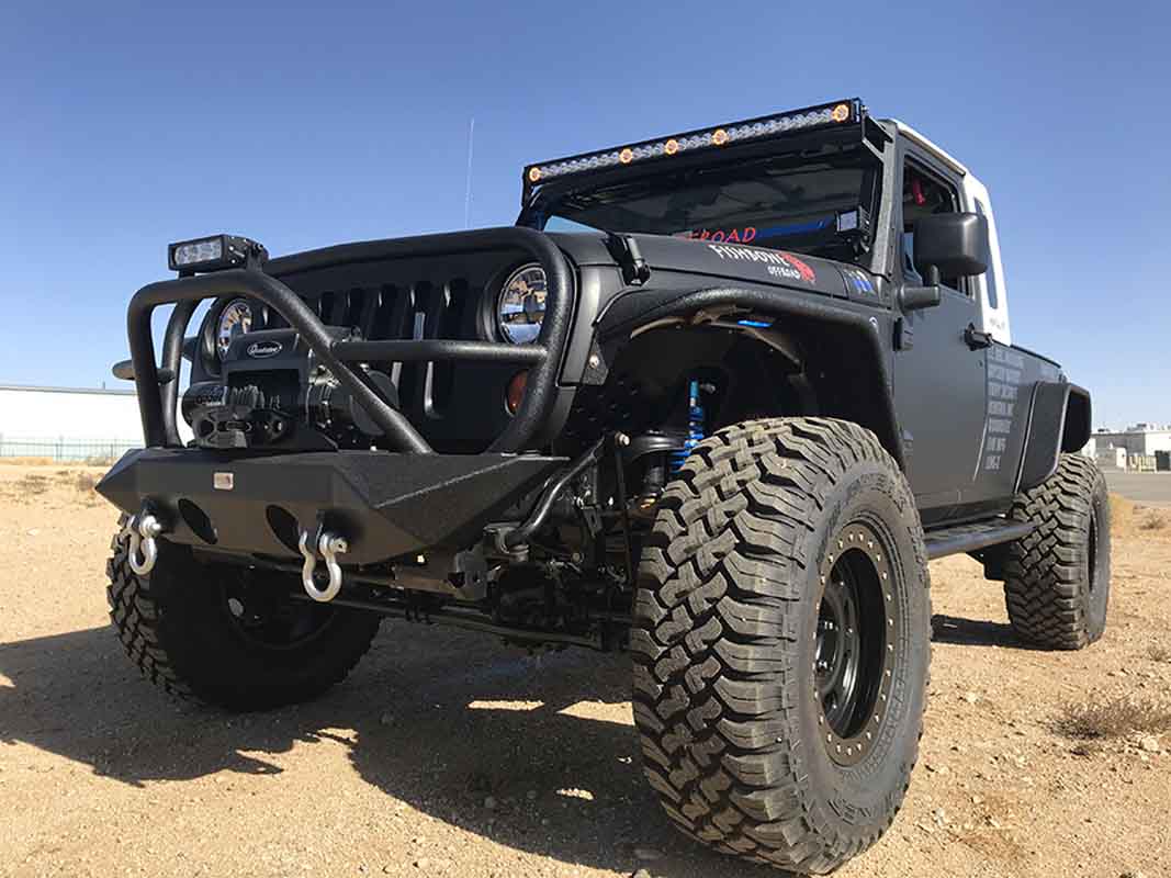 Fishbone Offroad Aluminum Tube Fenders For 2007-2018 Jeep Wrangler FB33006