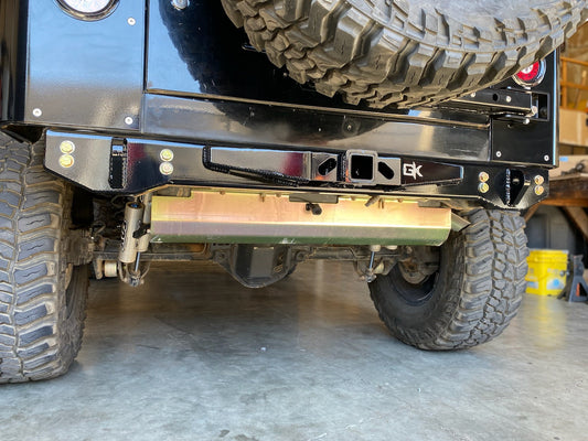 Rear Diamond Series Stubby Bumper for Jeep TJ Wrangler
