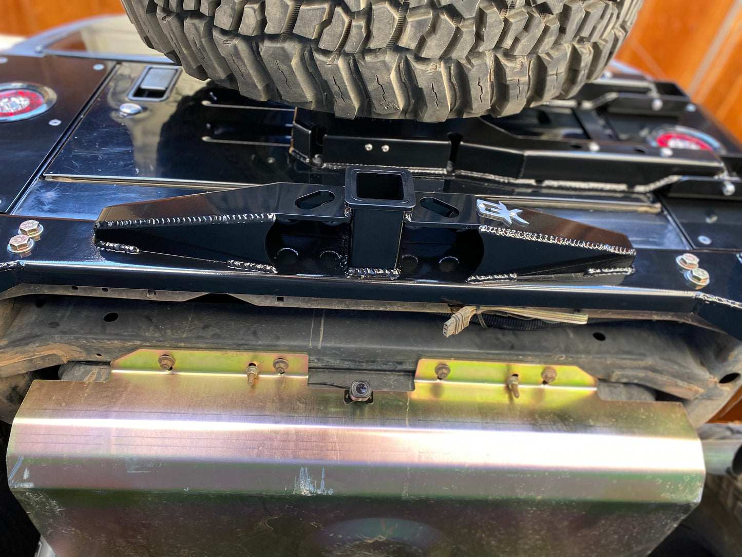 Rear Diamond Series Stubby Bumper for Jeep TJ Wrangler