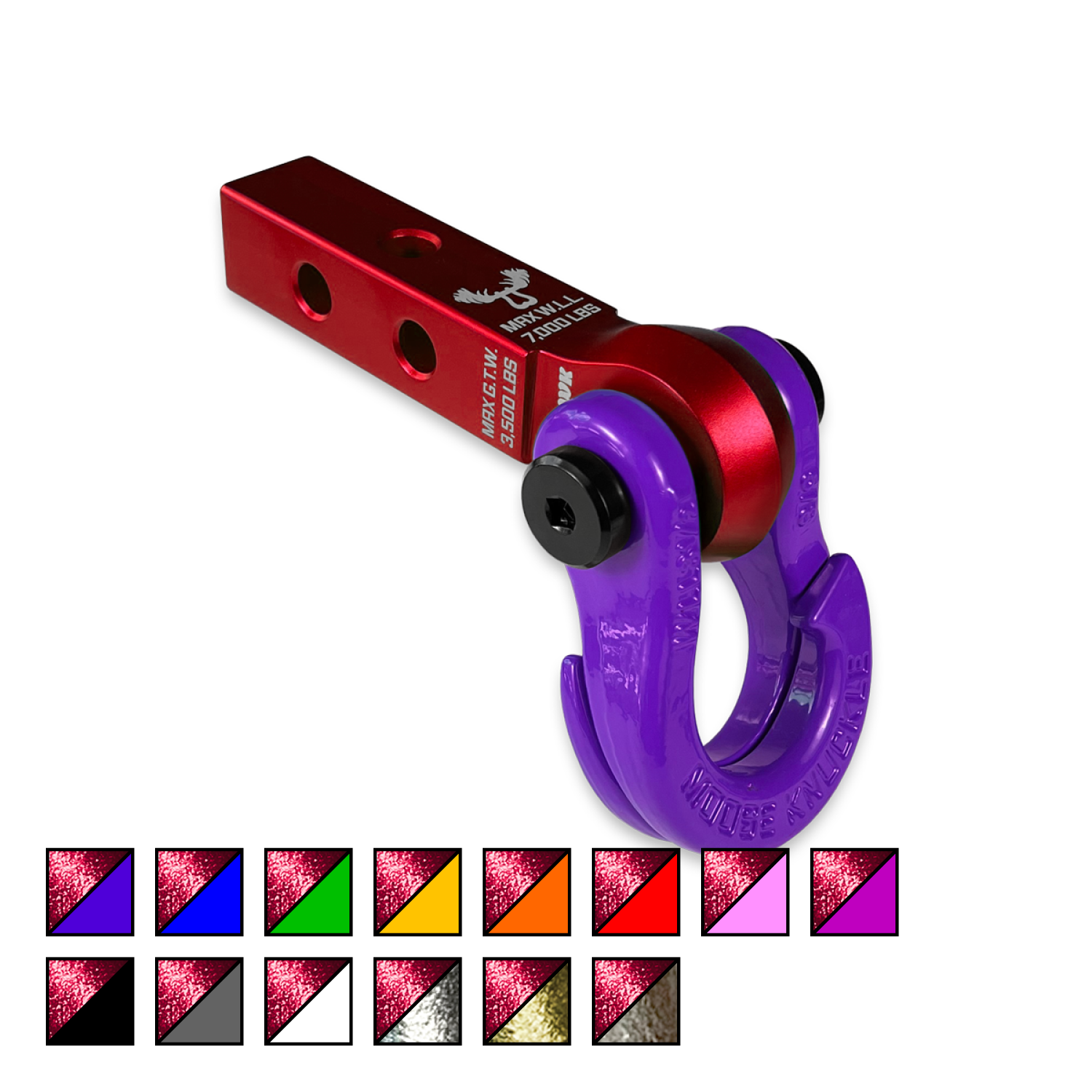 Jowl 5/8 Split Shackle and Mohawk 1.25 Receiver Combo – Hornytoad Off-Road